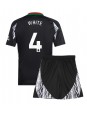 Arsenal Ben White #4 Replika Borta Kläder Barn 2024-25 Kortärmad (+ byxor)